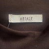 Vintage brown Ariale Pleated Skirt - womens 27" waist