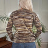 Vintage brown Riva Degli Shiavoni Mesh Top - womens large