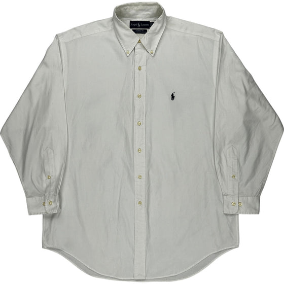 Ralph Lauren Yarmouth Shirt - Large - White Cotton