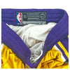 Nike NBA Lakers Shorts - Large Yellow & Purple - Polyester