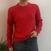  Vintage red Polo Ralph Lauren Jumper - womens medium