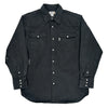 Western Style Carhartt Checked Shirt - Large Black Cotton