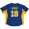 Cooperstown Collection Brewers Jersey - 3XL - Blue Polyester