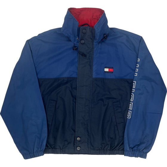 Tommy Hilfiger Colourblock Jacket - XL - Navy Cotton Blend