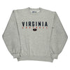 Virginia Football Reebok Sweatshirt - Medium Grey Cotton Blend