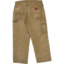  Dickies Workwear Cargo Trousers - 32W 27L - Beige Cotton Blend