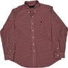 Ralph Lauren Checked Shirt - XL - Red Cotton