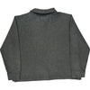 Polo Ralph Lauren 1/4 Zip Sweatshirt - Large - Grey Cotton Blend