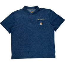  Carhartt Polo Shirt - XL - Blue Polyester Cotton