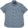 Ralph Lauren Lobster Print Shirt - Medium - Blue Cotton