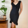 Vintage black Intimissimi Mini Dress - womens large