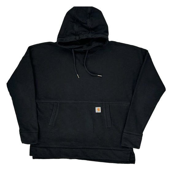 Carhartt Baggy Hoodie - Medium Black Cotton Blend