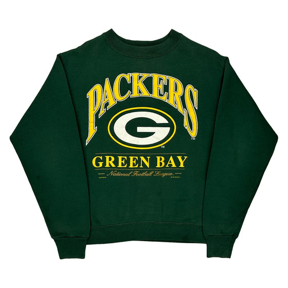 Green Bay Packers Nfl Graphic Sweatshirt - Small Green Cotton Blend