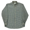 Lacoste Checked Shirt - Large Blue Cotton