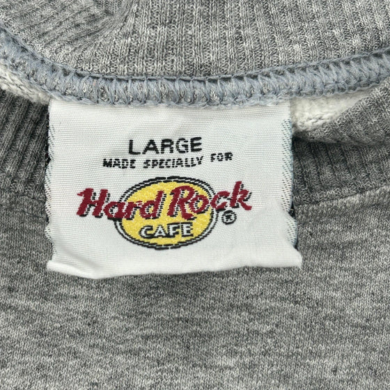 Buenos Aires Hard Rock Cafe Graphic Sweatshirt - Large Grey Cotton