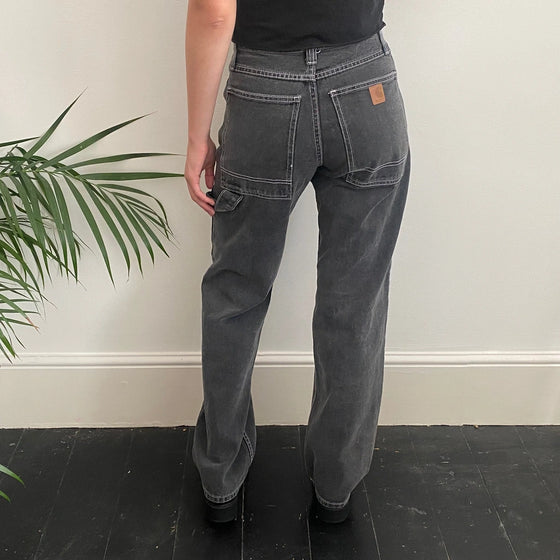 Vintage black Carhartt Carpenter Jeans - womens 26" waist