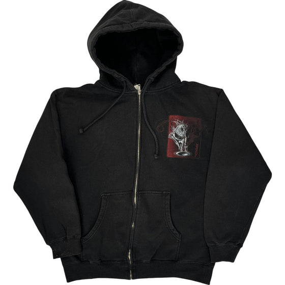 Oakley Graphic Hoodie - Medium - Black Cotton Blend