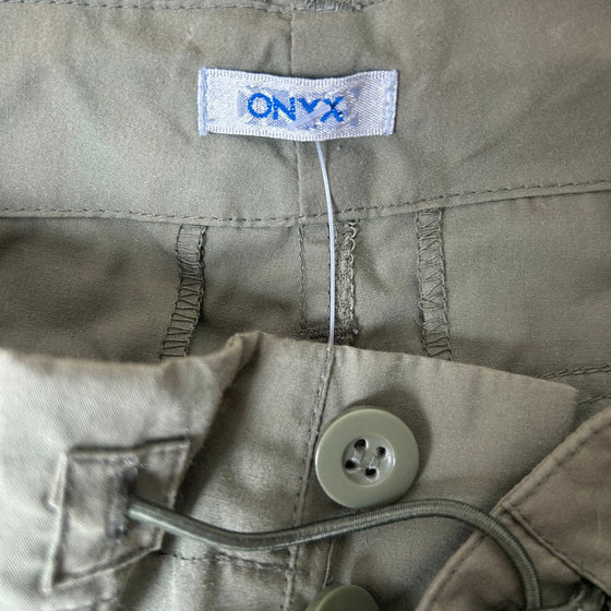 Vintage green Onyx Cargo Trousers - womens 31" waist