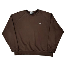  Nike Sweatshirt - XL Brown Cotton Blend