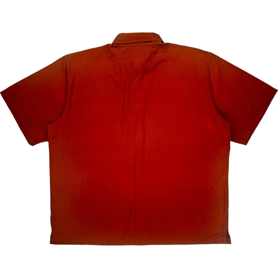 Harley Davidson Button-Up Shirt - XXL - Orange Cotton