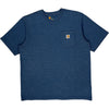 Carhartt Original Fit Pocket T-Shirt - XL - Blue Cotton Blend