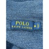 Polo Ralph Lauren 1/4 Zip Pullover - Medium - Blue Cotton Blend