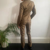 Vintage khaki Melo E Grano Full Suit - womens small