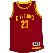  Adidas Cleveland Cavaliers LeBron James Basketball Jersey - Medium - Red Polyester