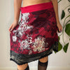 Vintage red Desigual Mini Skirt - womens 31" waist