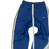 Nike Track Pants Blue - Small - Blue Polyester