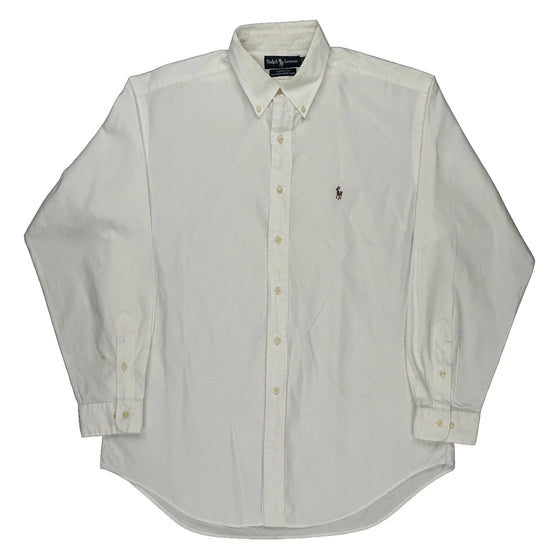 Ralph Lauren Collared Shirt - XL White Cotton