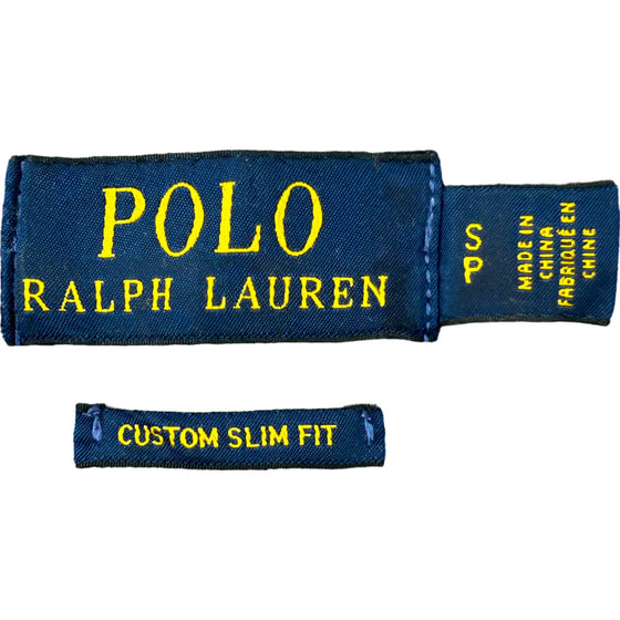 Polo Ralph Lauren Custom Slim Fit Polo Shirt - Small - Blue Cotton