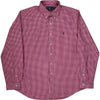 Ralph Lauren Custom Fit Check Shirt - XL - Red Cotton