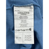 Carhartt Original Fit Pocket T-Shirt - 2XL - Blue Cotton