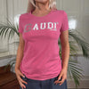 Vintage pink Gaudi Jeans T-Shirt - womens small