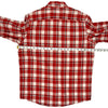 Wrangler Jeans Co Checked Shirt - Medium - Red Cotton