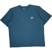  Carhartt Original Fit Pocket T-Shirt - 2XL - Blue Cotton