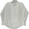 Christian Dior Tuxedo Shirt - Large - White Cotton