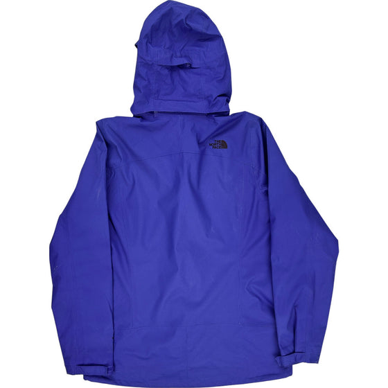 The North Face Waterproof Jacket - Medium - Blue Polyester