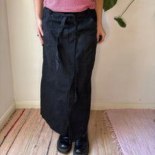  Vintage black Unbranded Maxi Skirt - womens 30" waist