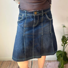  Vintage blue Oasis Denim Skirt - womens 32" waist