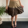 Vintage brown Unbranded Midi Skirt - womens 28" waist