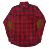 Woodsman Workshirt Ralph Lauren Checked Flannel Shirt - Small Red Cotton