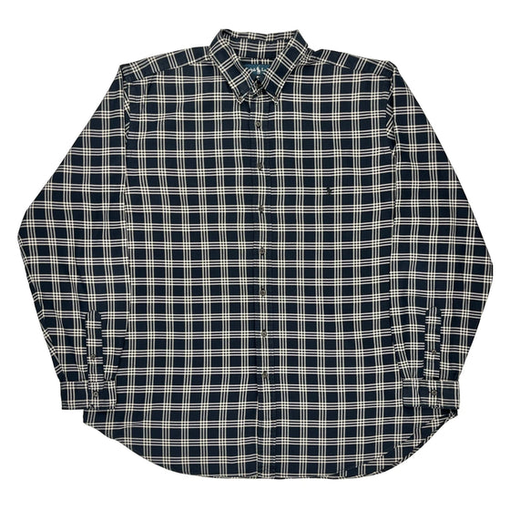 Ralph Lauren Checked Shirt - 2XL Black & White Cotton