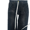 Levis 501 Jeans - 34W 30L - Black Cotton