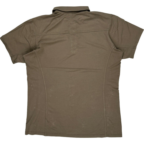 Arcteryx Polo Shirt - Large - Khaki Cotton Blend