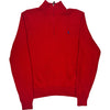 Polo Ralph Lauren Red 1/4 Zip Jumper - XL - Red Cotton