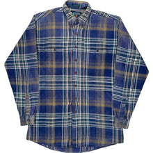  Chaps Ralph Lauren Checked Long Sleeve Shirt - Large - Blue Cotton