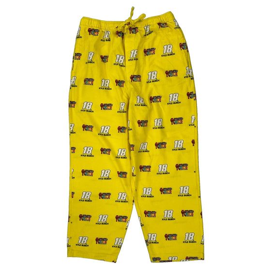 Kyle Busch Racing Winners Circle Nascar Joggers - XL Yellow Cotton