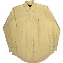  Ralph Lauren Button-Down Shirt - Medium - Yellow Cotton